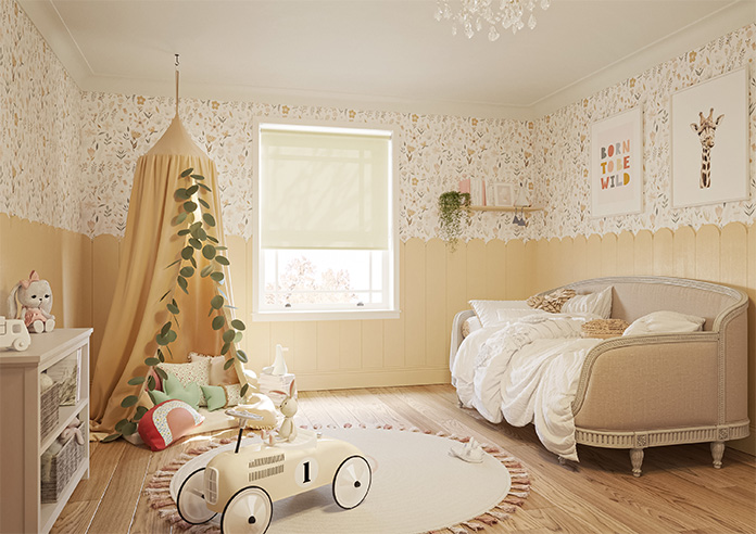 Roma, Warm Cream - Roller Blind - Image 7